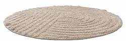 Round bath mat - Embla (Beige)