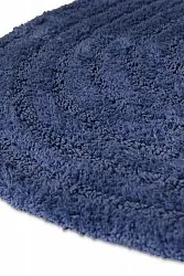 Oval bath mat - Embla (blue)