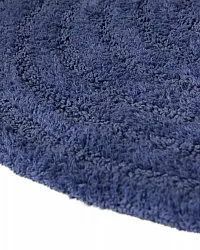 Round bath mat - Embla (blue)