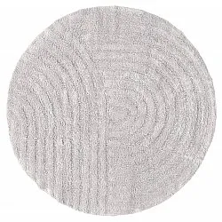 Round bath mat - Embla (Light gray)