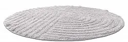 Round bath mat - Embla (Light gray)