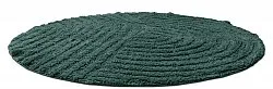 Round bath mat - Embla (dark green)