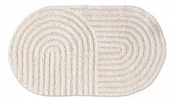 Oval bath mat - Embla (offwhite)