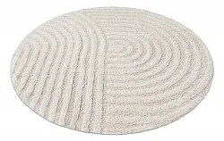 Round bath mat - Embla (Offwhite)