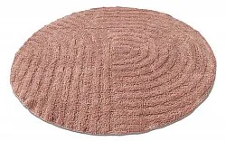 Round bath mat - Embla (pink)