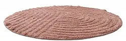 Round bath mat - Embla (pink)