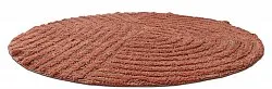 Round bath mat - Embla (Terracotta)