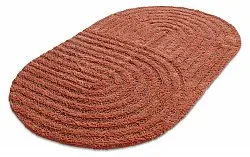 Oval bath mat - Embla (Terracotta)