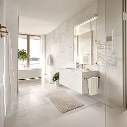 Bath mat - Eveena (beige)