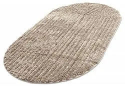 Oval bath mat - Eveena (beige)