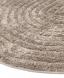 Oval bath mat - Eveena (beige)