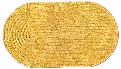 Oval bath mat - Eveena (yellow)