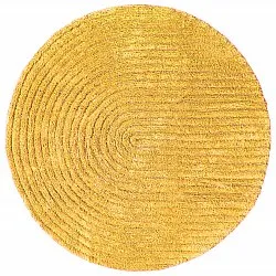 Round bath mat - Eveena (yellow)