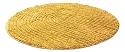 Round bath mat - Eveena (yellow)