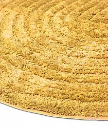 Round bath mat - Eveena (yellow)