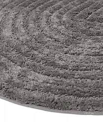 Round bath mat - Evena (dark gray)