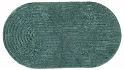 Oval bath mat - Evena (dark green)
