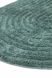Oval bath mat - Evena (dark green)