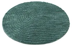 Round bath mat - Evena (dark green)