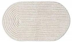 Oval bath mat - Eveena (offwhite)