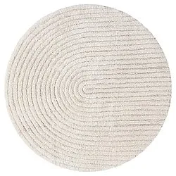 Round bath mat - Eveena (Offwhite)