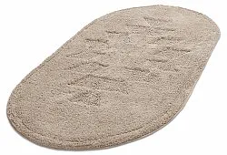 Oval bath mat - Gertie (beige)