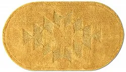 Oval bath mat - Gertie (yellow)