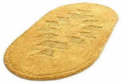 Oval bath mat - Gertie (yellow)