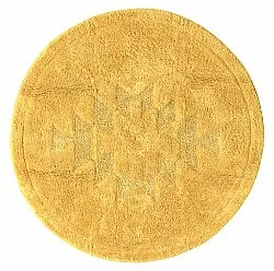 Round bath mat - Gertie (yellow)