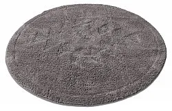 Round bath mat - Gertie (dark gray)