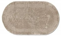 Oval bath mat - nila (beige)