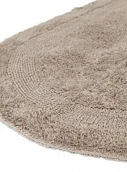 Oval bath mat - nila (beige)