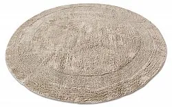 Round bath mat - nila (beige)