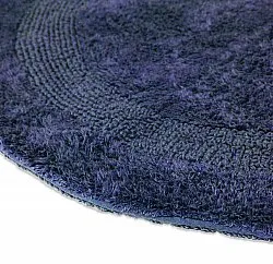 Round bath mat - nila (blue)