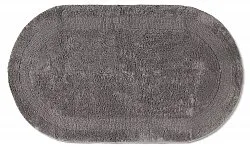 Oval bath mat - Nila (dark gray)
