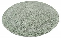 Round bath mat - Nila (light green)