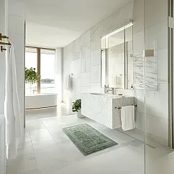 Bath mat - Nila (light green)