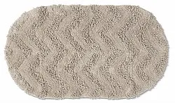 Oval bath mat - three (beige)