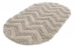 Oval bath mat - three (beige)