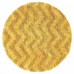 Round bath mat - Three (yellow)
