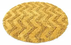Round bath mat - Three (yellow)