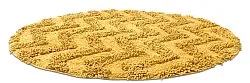 Round bath mat - Three (yellow)