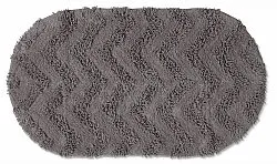 Oval bath mat - Three (dark gray)