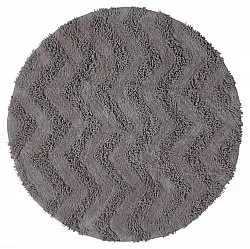 Round bath mat - Three (dark gray)