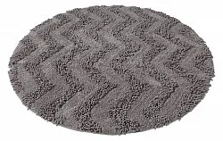 Round bath mat - Three (dark gray)