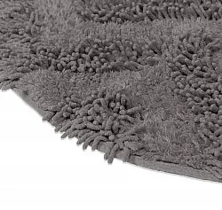 Round bath mat - Three (dark gray)