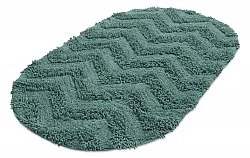 Oval bath mat - Three (dark green)