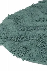 Oval bath mat - Three (dark green)