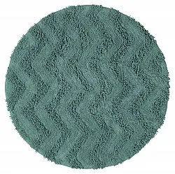 Round bath mat - Three (dark green)