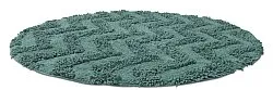 Round bath mat - Three (dark green)